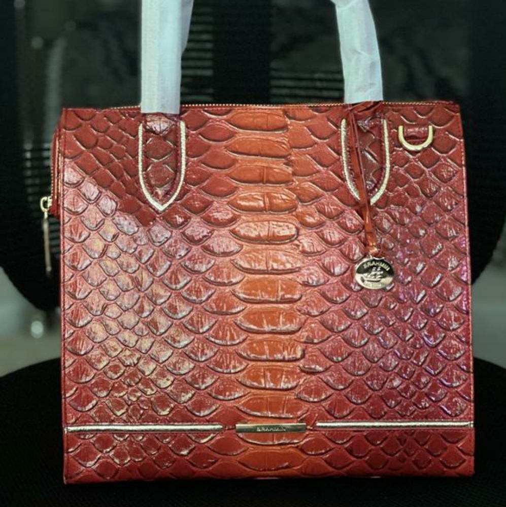 Brahmin Caroline Satchel in Heat - Picture 5 of 6